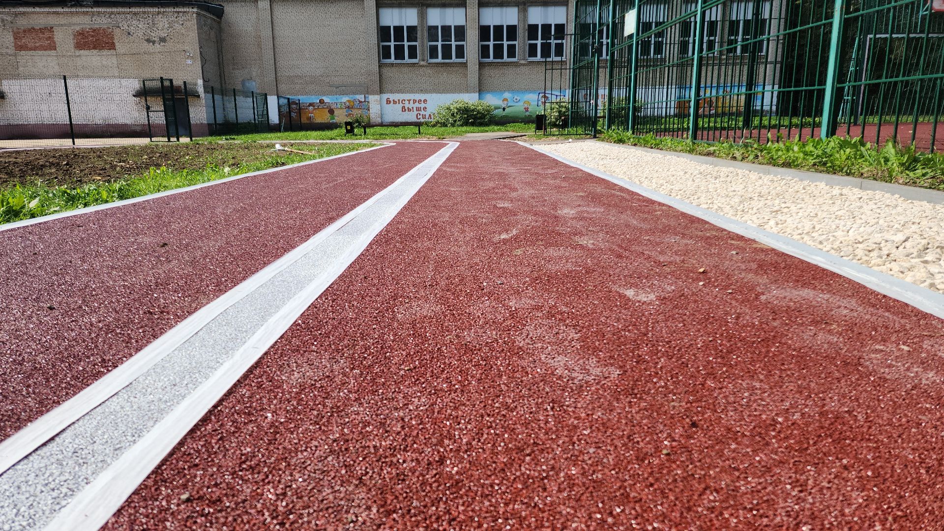 школа, школа 12, школьный стадион, открытый стадион, спорт, программа, программа губернатора, программа губернатора мо, топ 100 школ подмосковья, топ-100,