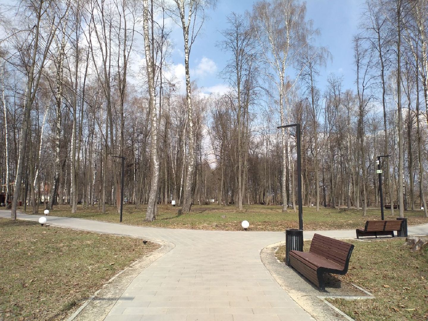 благоустройство, парк, Лосино-Петровский