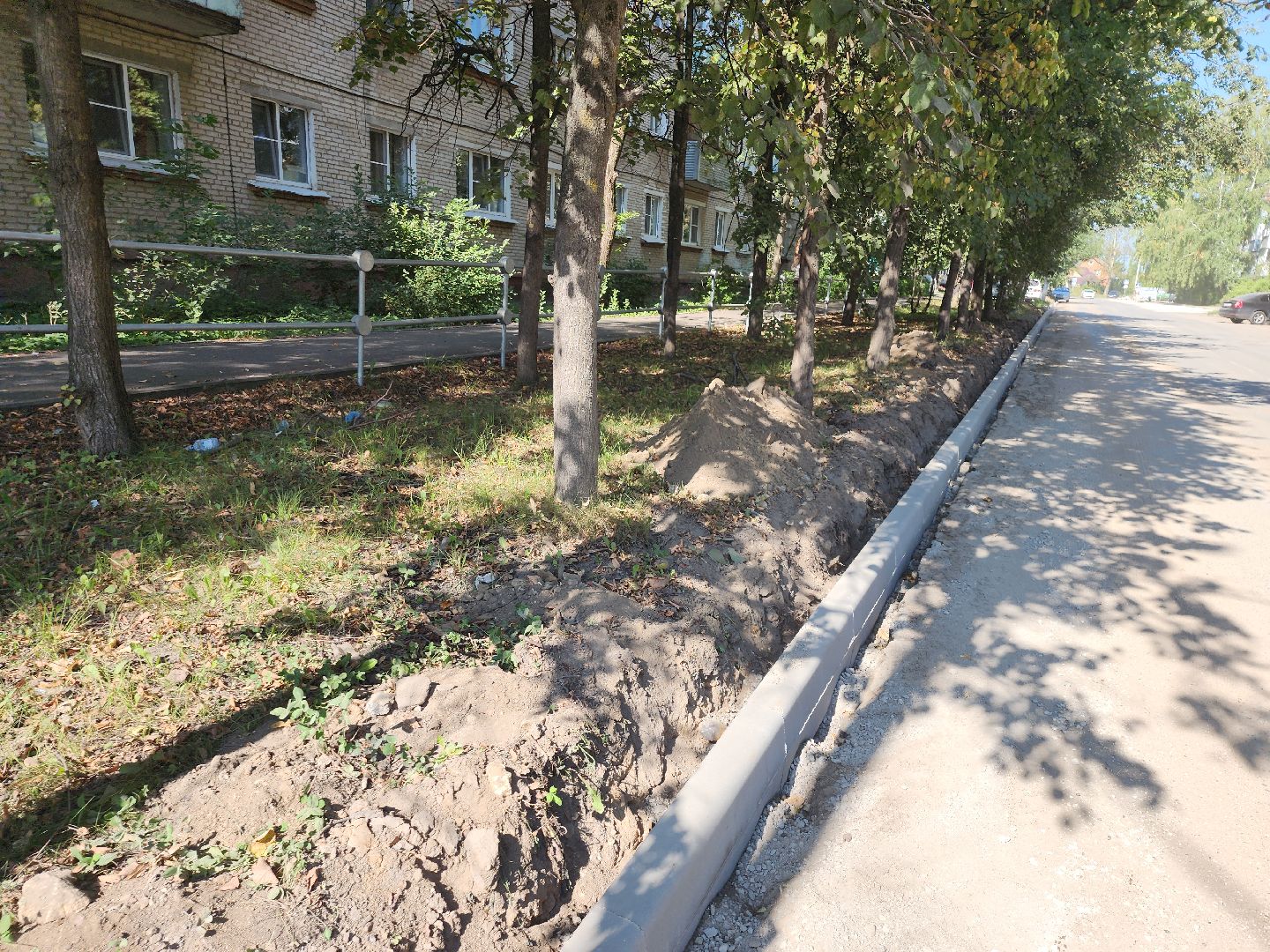 серпухов, подмосковье, ремонт дороги,