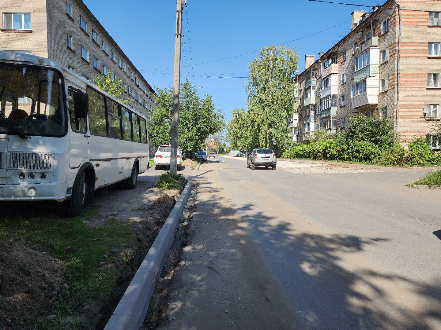 серпухов, подмосковье, ремонт дороги,