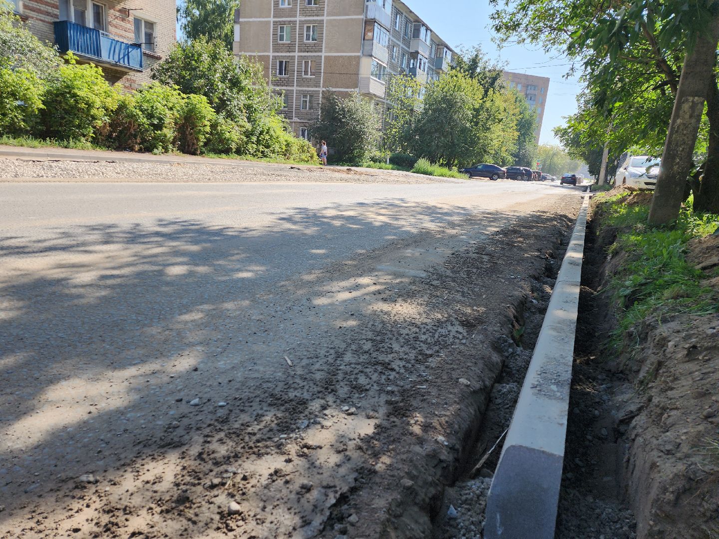 серпухов, подмосковье, ремонт дороги,