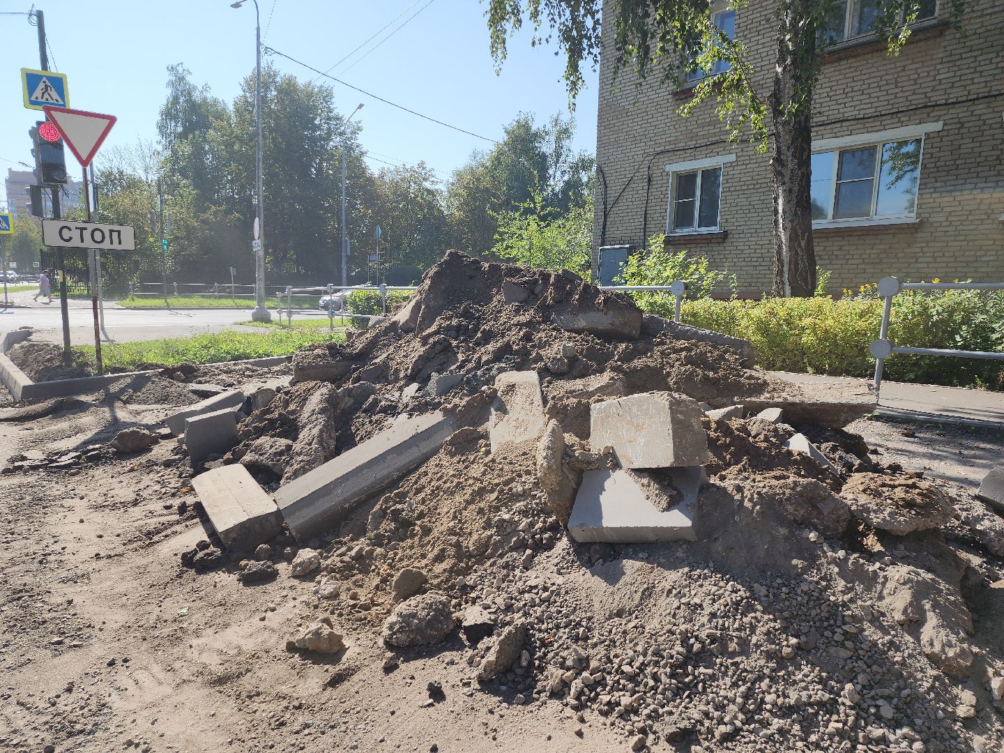 серпухов, подмосковье, ремонт дороги,