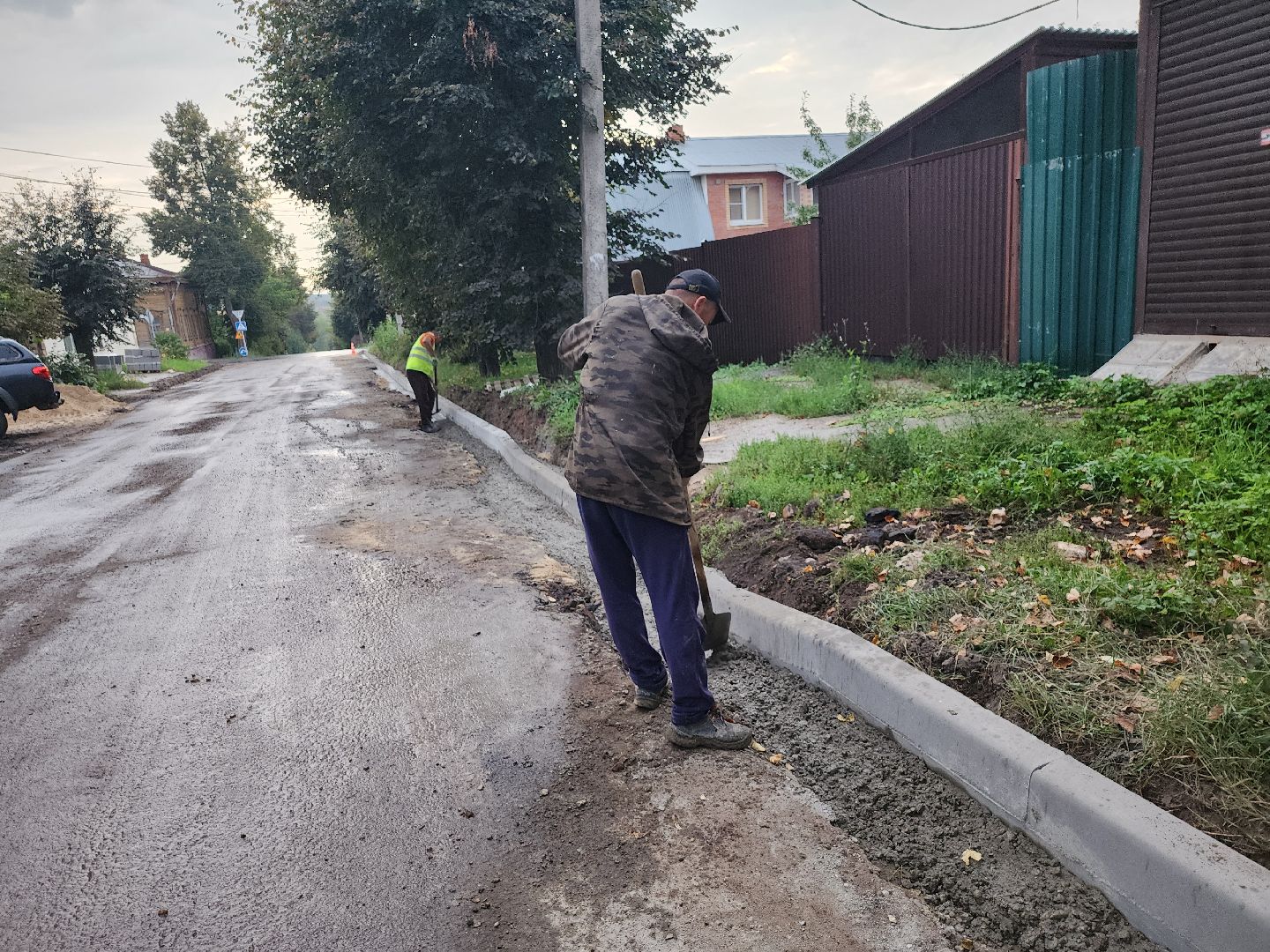 серпухов, подмосковье, ремонт дороги,