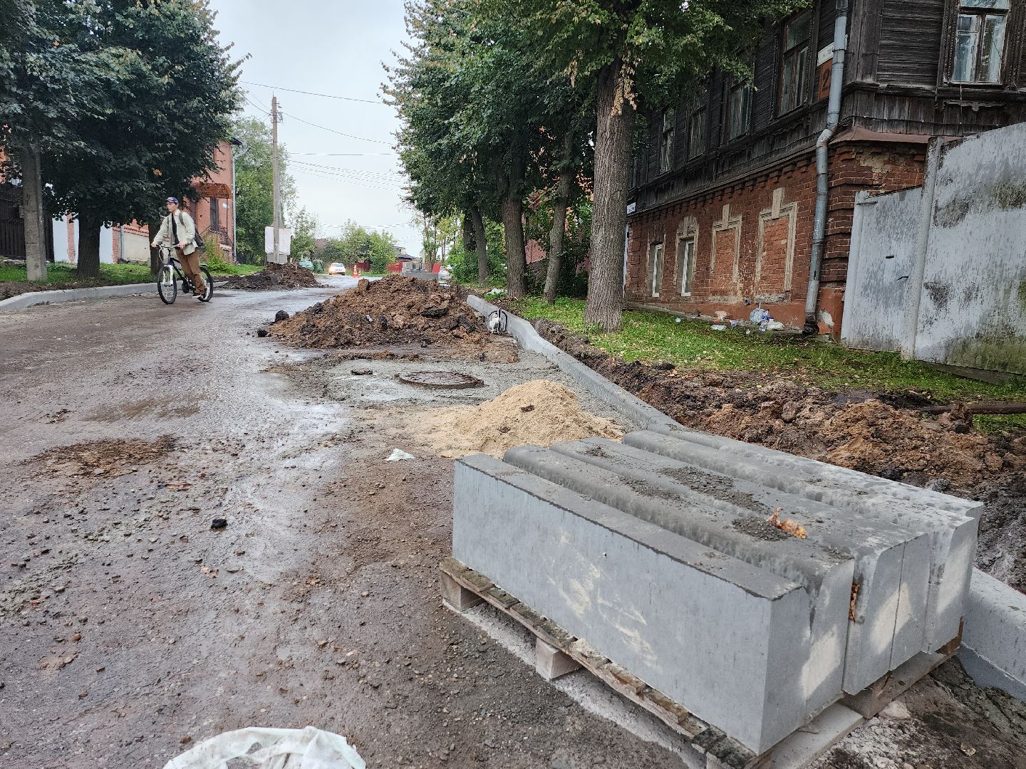 серпухов, подмосковье, ремонт дороги,