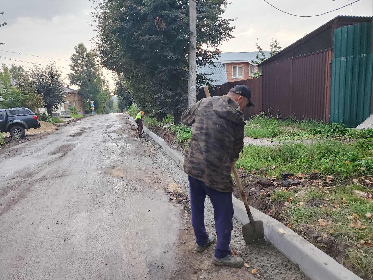 серпухов, подмосковье, ремонт дороги,