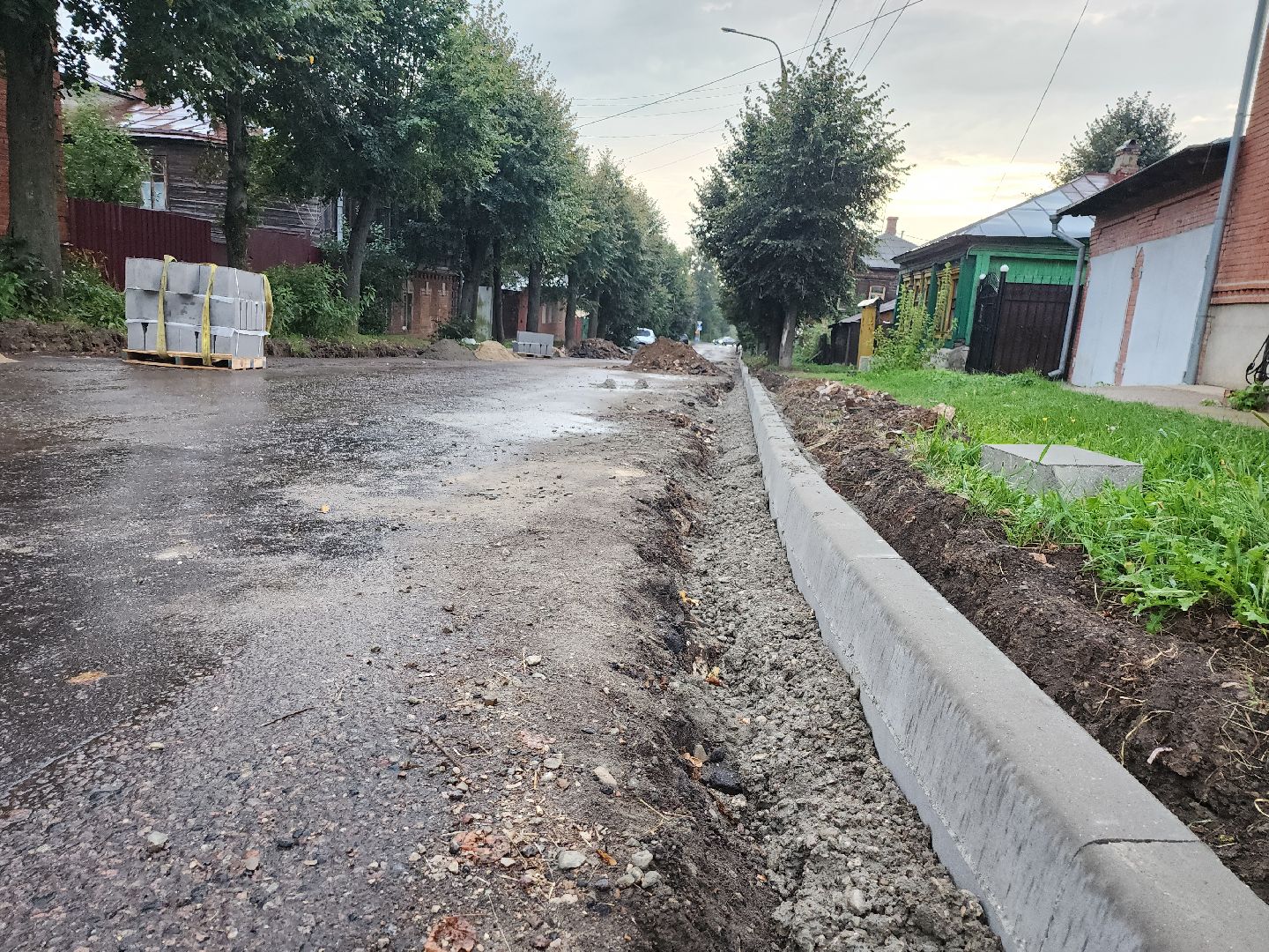 серпухов, подмосковье, ремонт дороги,