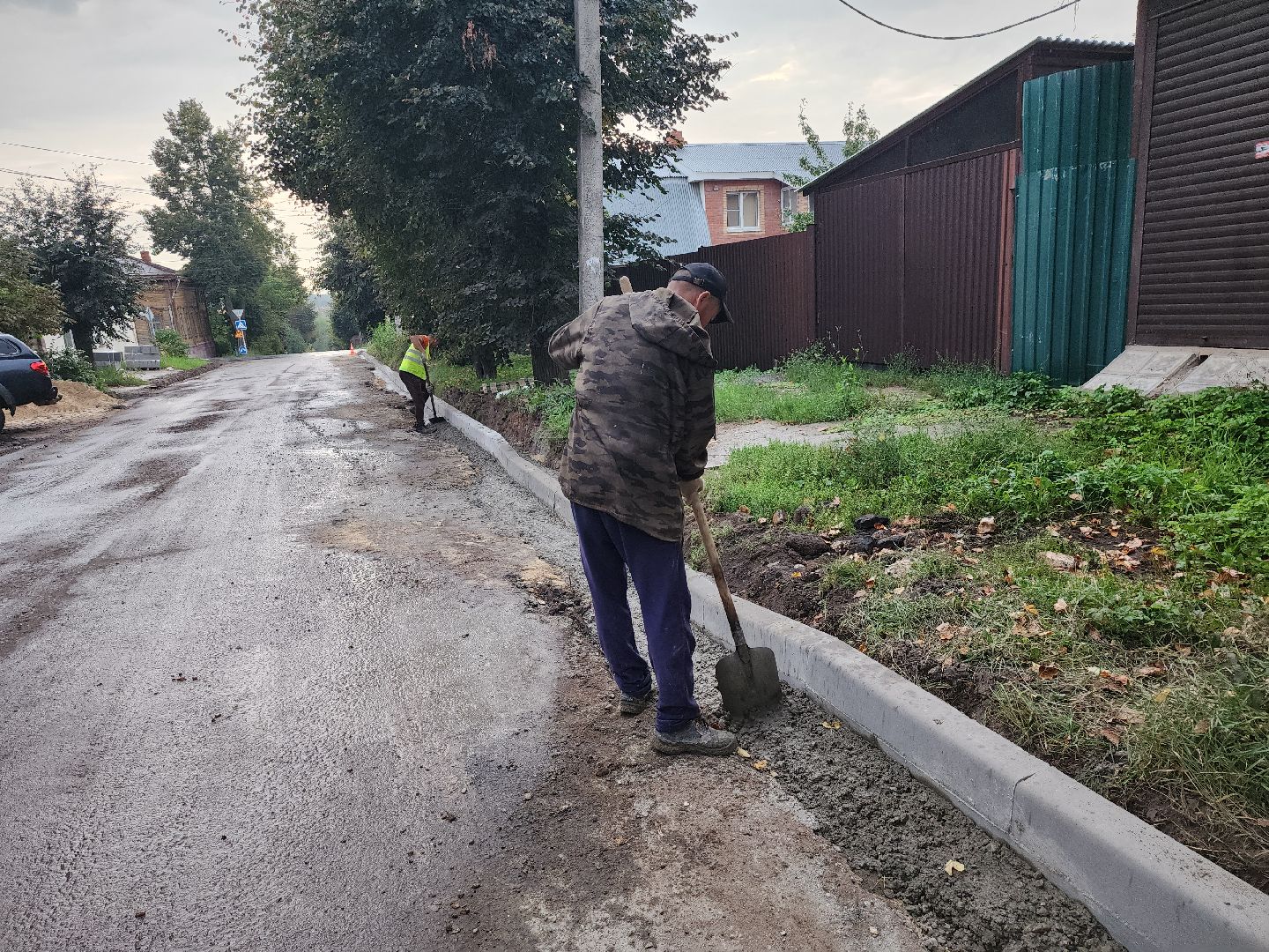 серпухов, подмосковье, ремонт дороги,