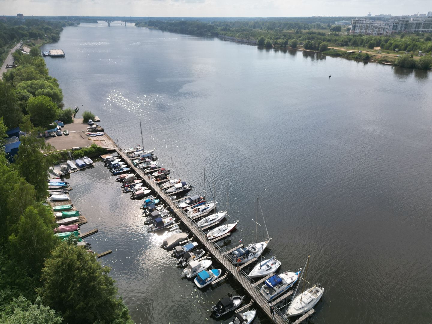 видео с коптера, дубна, набережная, благоустройство,
