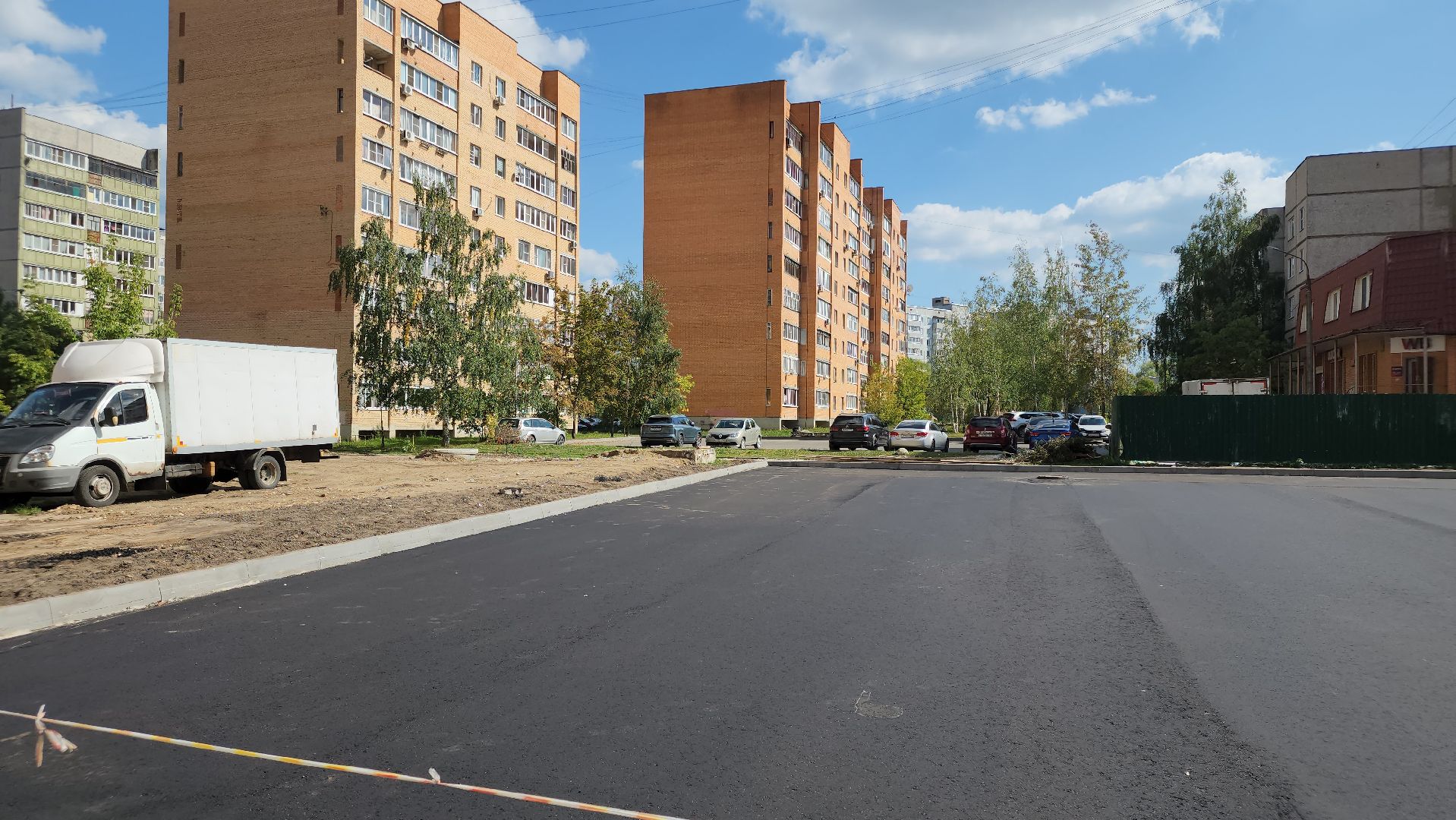 егорьевск, благоустройство, парковки, парковка, бордюры, тротуары,