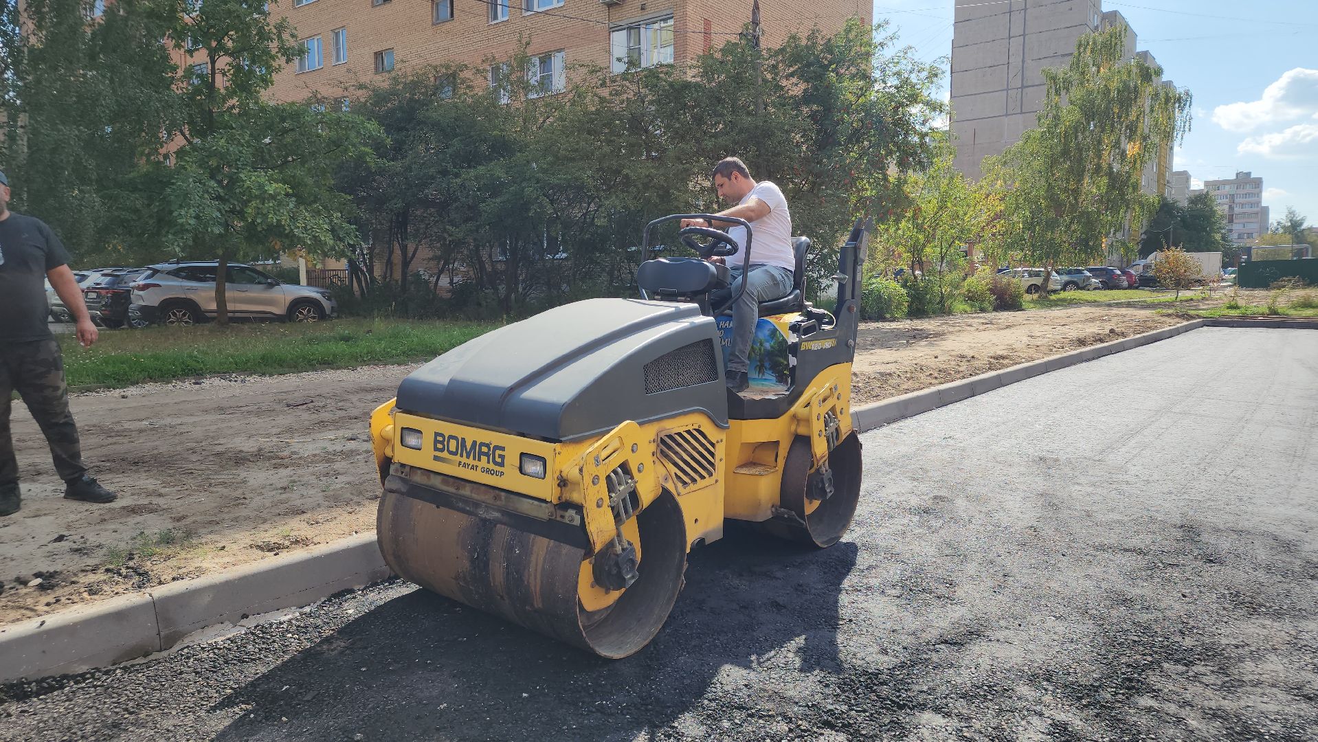 егорьевск, благоустройство, парковки, парковка, бордюры, тротуары,