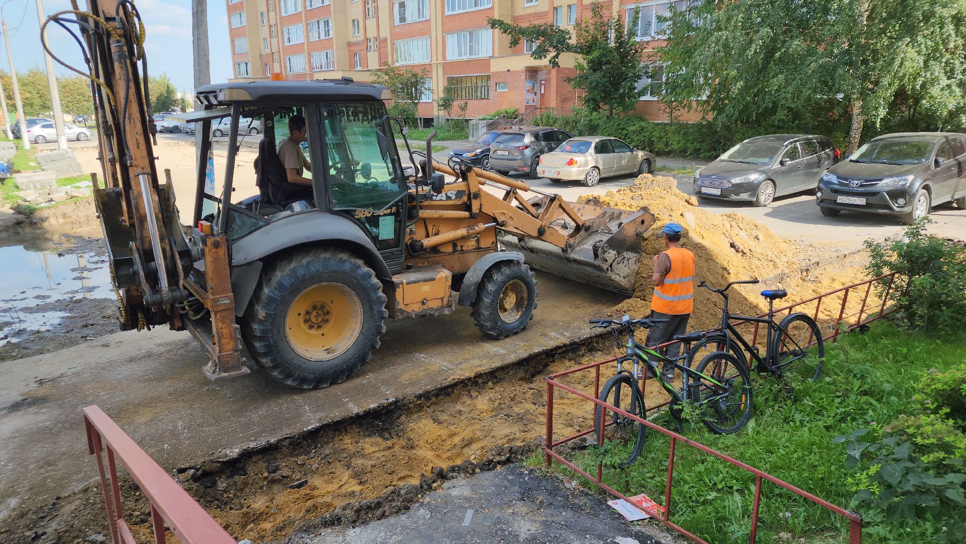 егорьевск, благоустройство, парковки, парковка, бордюры, тротуары,