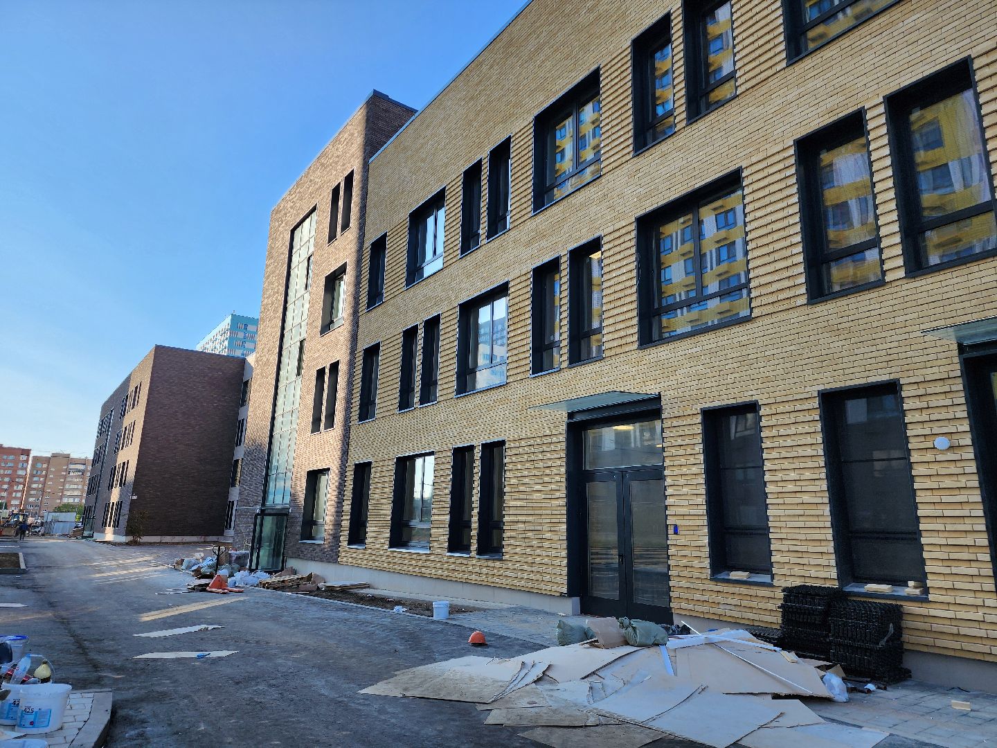 строительство школы, новая школа, мытищи,