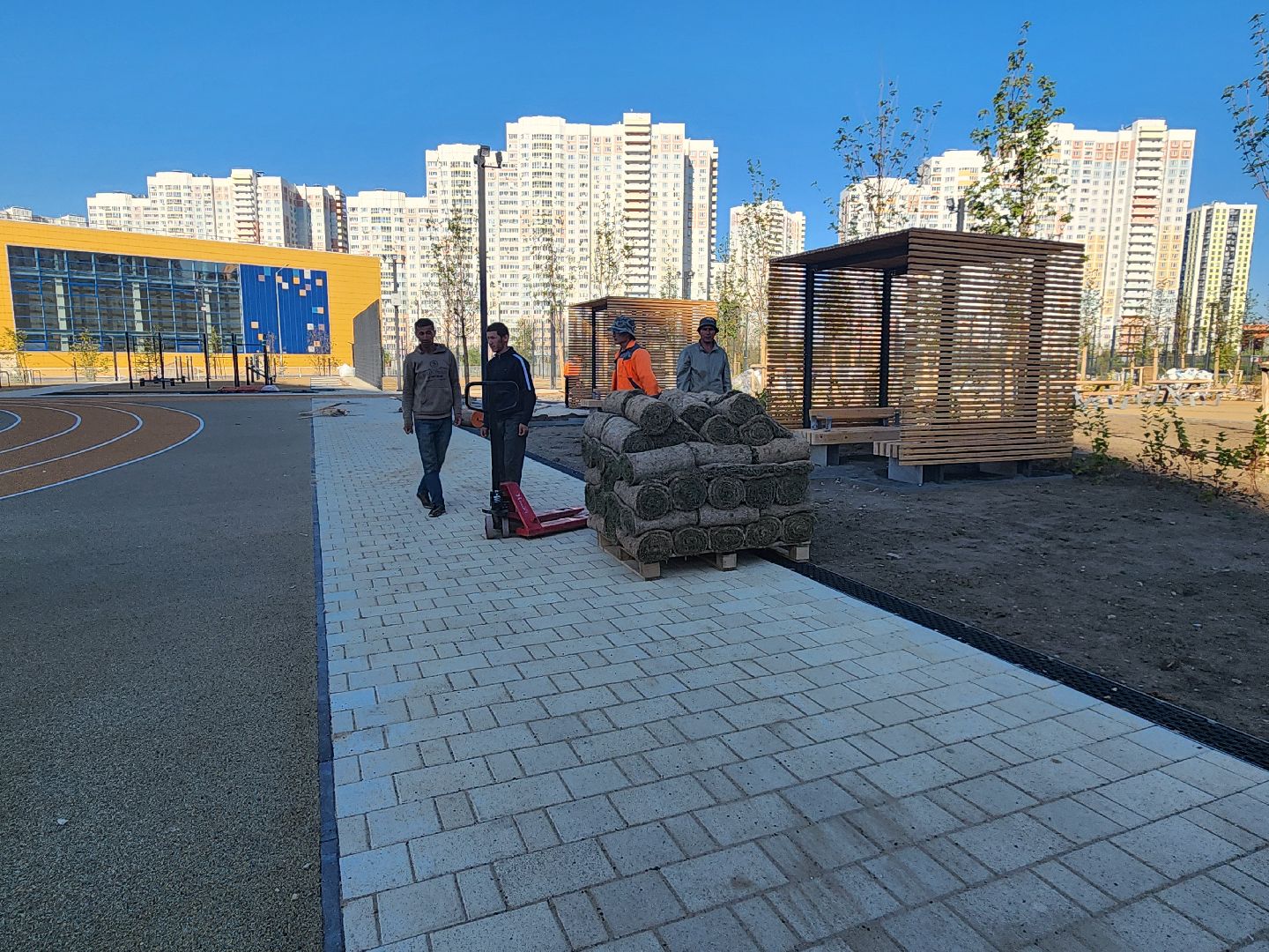 строительство школы, новая школа, мытищи,