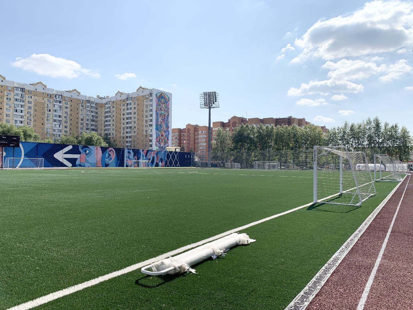 Балашиха, Подмосковье, Реконструкция стадиона Орион, Строительство,