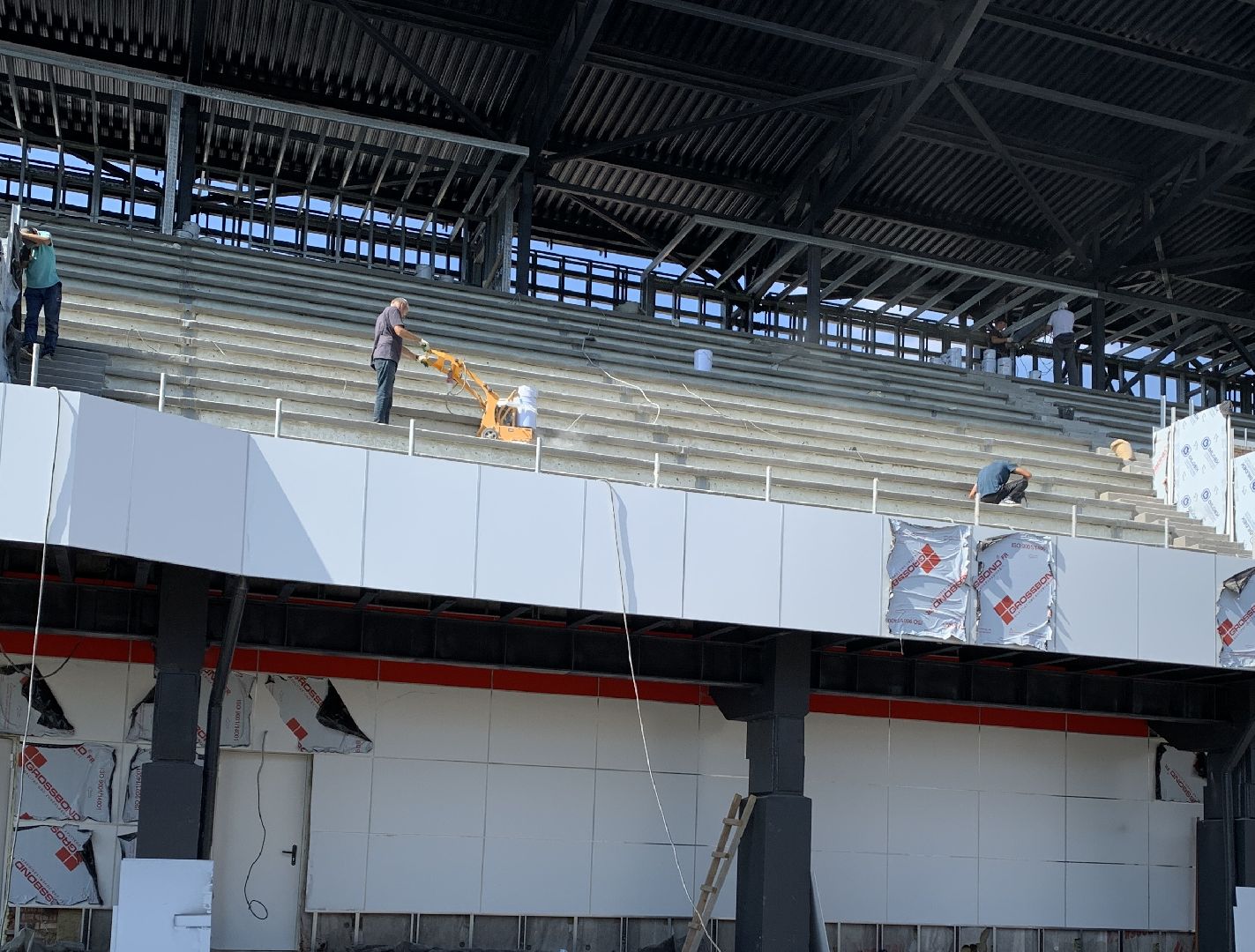 Балашиха, Подмосковье, Реконструкция стадиона Орион, Строительство,