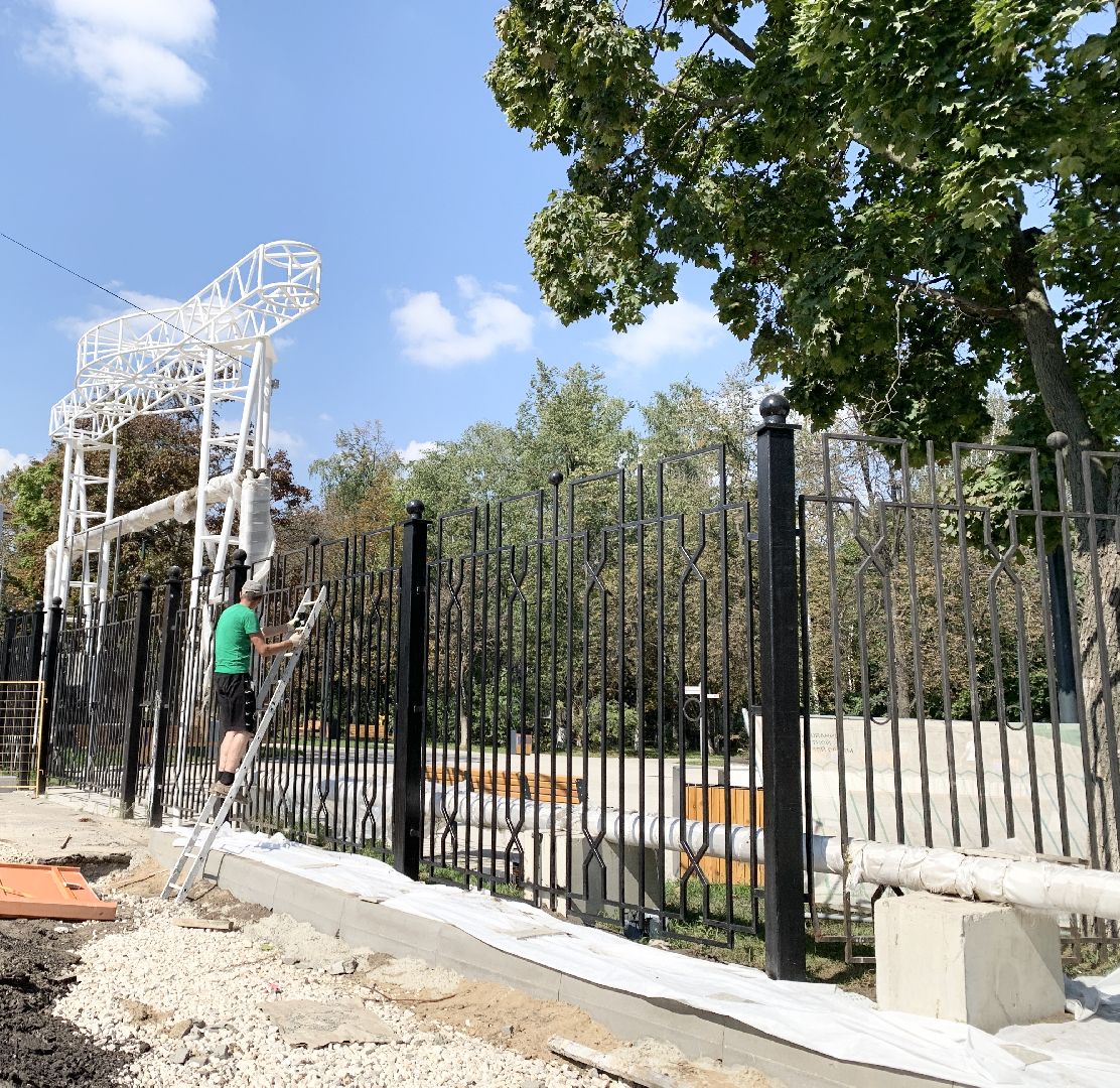 Балашиха, Подмосковье, Реконструкция стадиона Орион, Строительство,