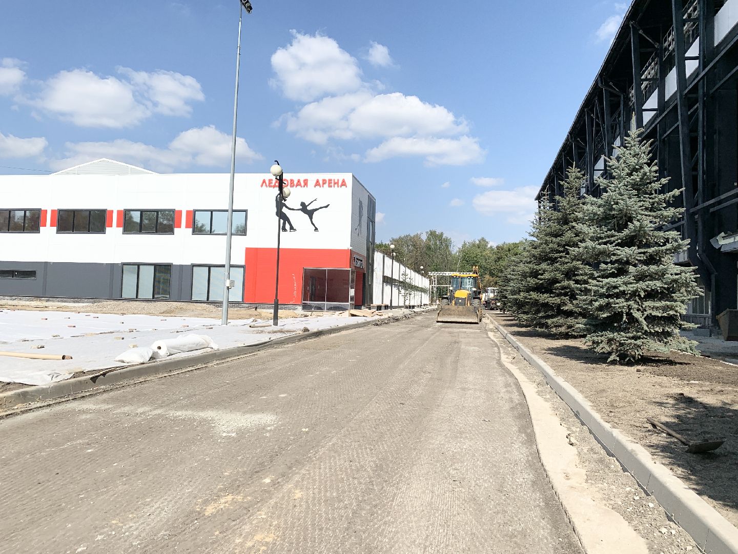 Балашиха, Подмосковье, Реконструкция стадиона Орион, Строительство,