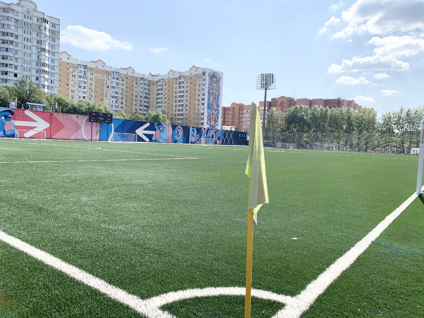 Балашиха, Подмосковье, Реконструкция стадиона Орион, Строительство,