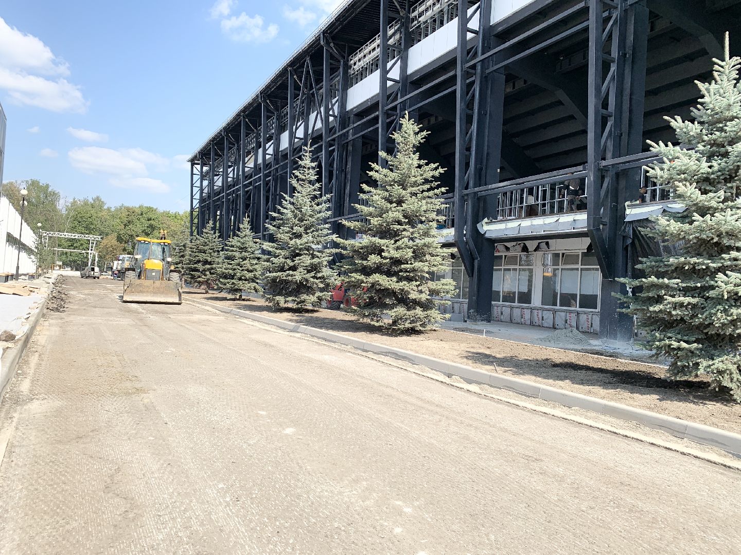 Балашиха, Подмосковье, Реконструкция стадиона Орион, Строительство,