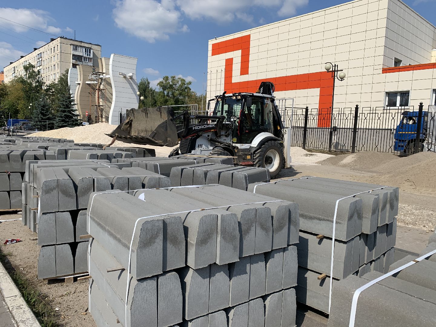 Балашиха, Подмосковье, Реконструкция стадиона Орион, Строительство,