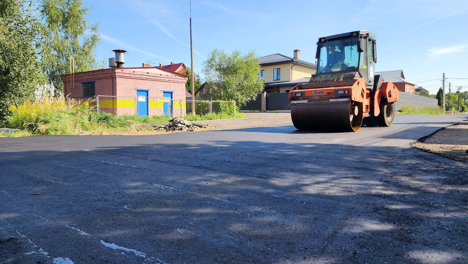 Дороги, ремонт дороги, Подмосковье, домодедово, Поле чудес, Проезжая часть, расширение дороги,