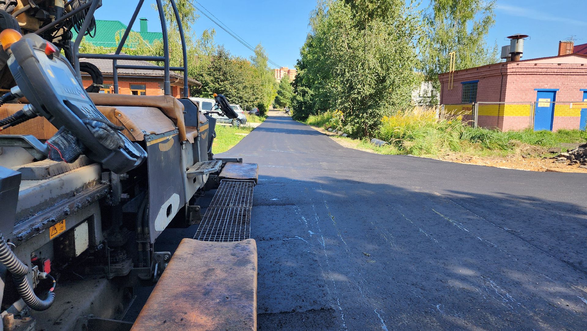 Дороги, ремонт дороги, Подмосковье, домодедово, Поле чудес, Проезжая часть, расширение дороги,