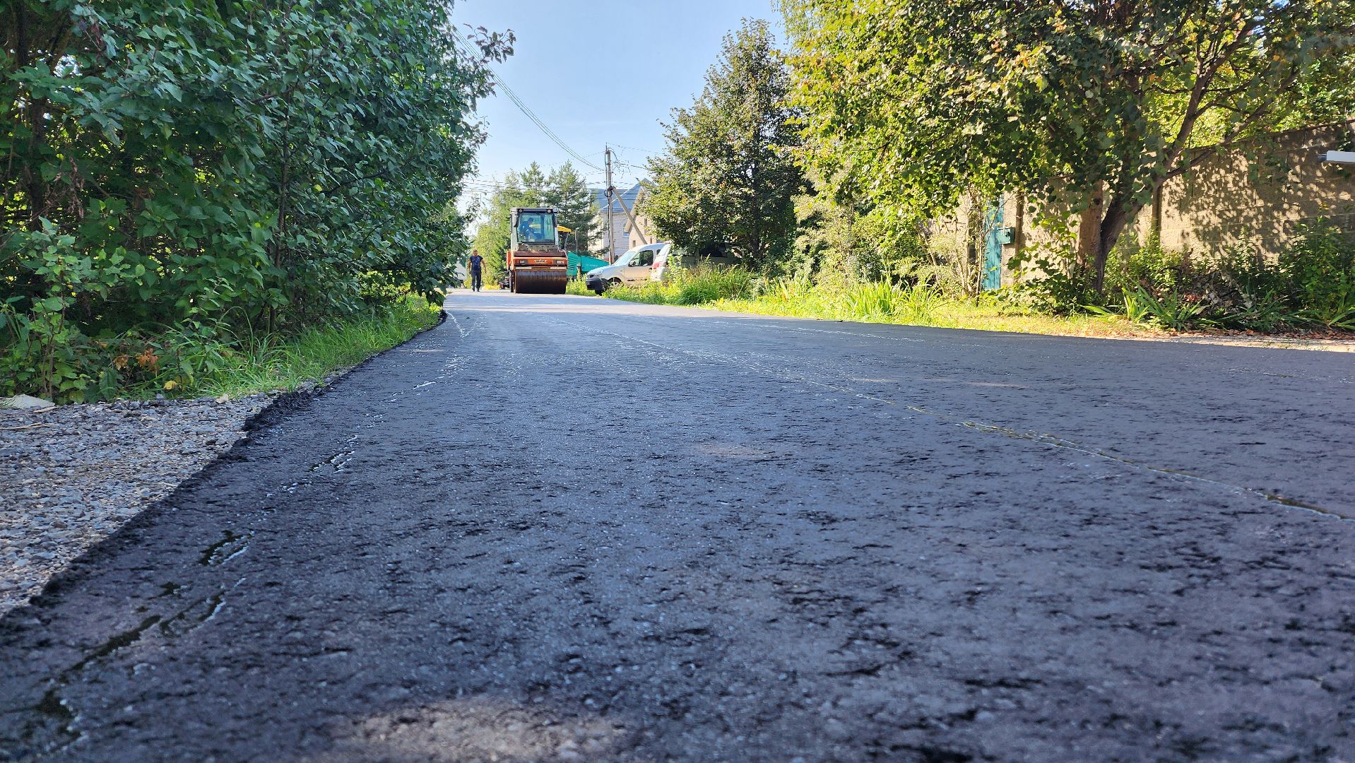 Дороги, ремонт дороги, Подмосковье, домодедово, Поле чудес, Проезжая часть, расширение дороги,