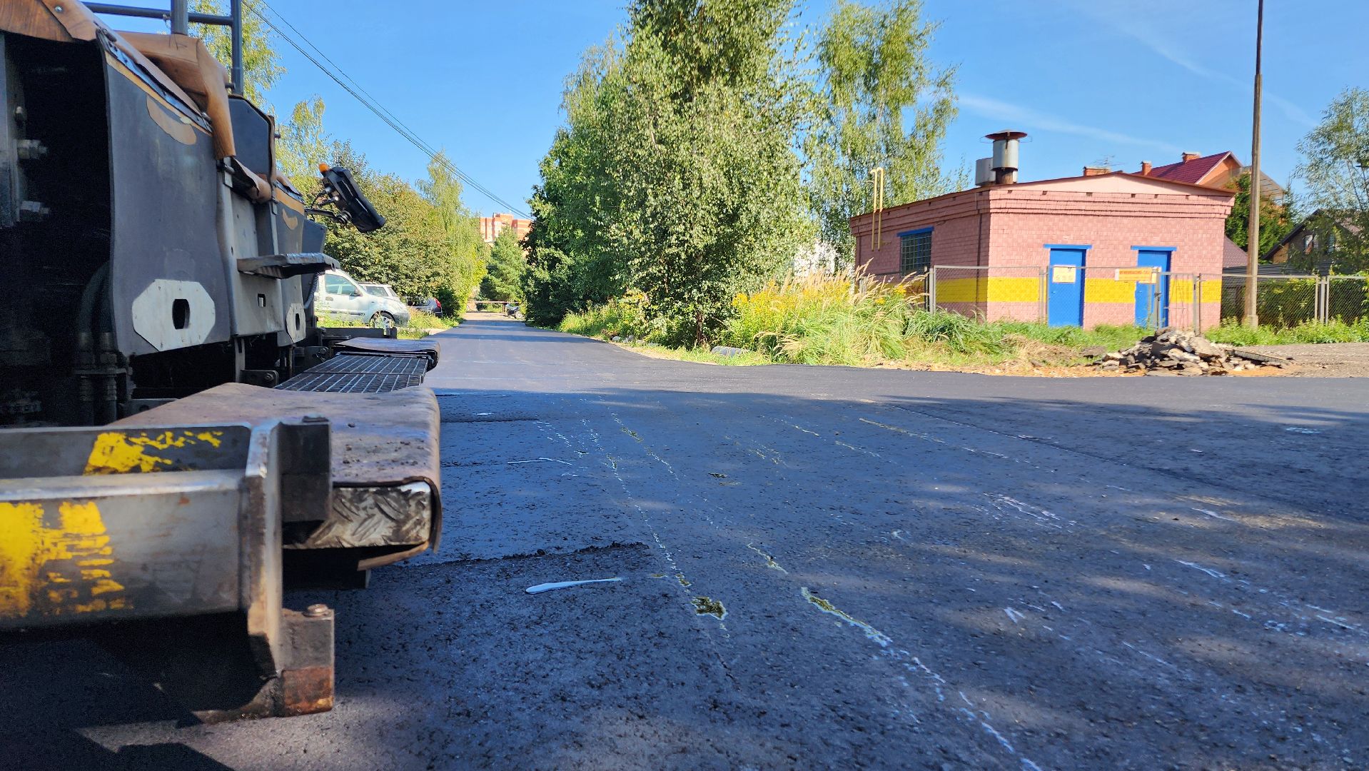 Дороги, ремонт дороги, Подмосковье, домодедово, Поле чудес, Проезжая часть, расширение дороги,