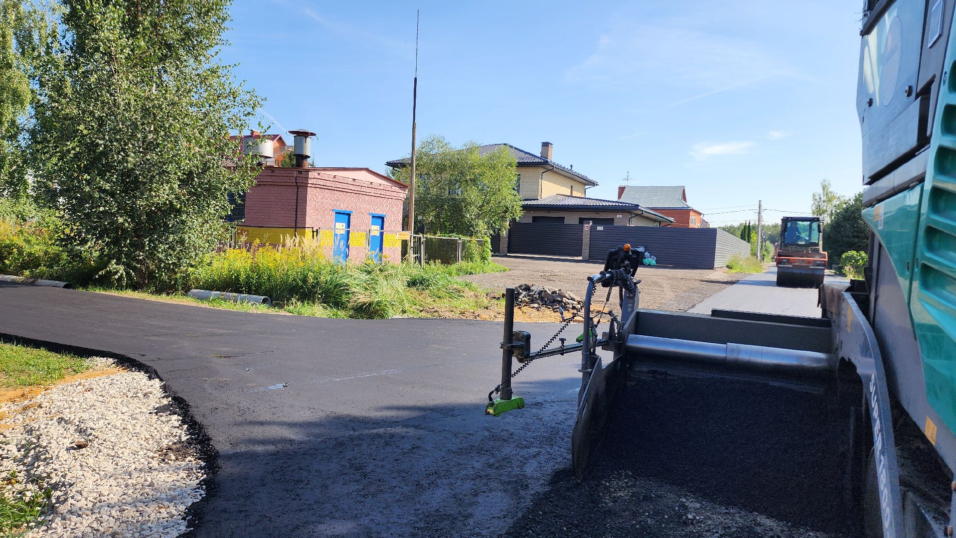 Дороги, ремонт дороги, Подмосковье, домодедово, Поле чудес, Проезжая часть, расширение дороги,