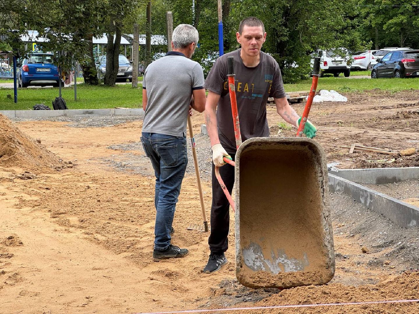 губернаторская площадка, городской округ восход, дети, бригада рабочих,