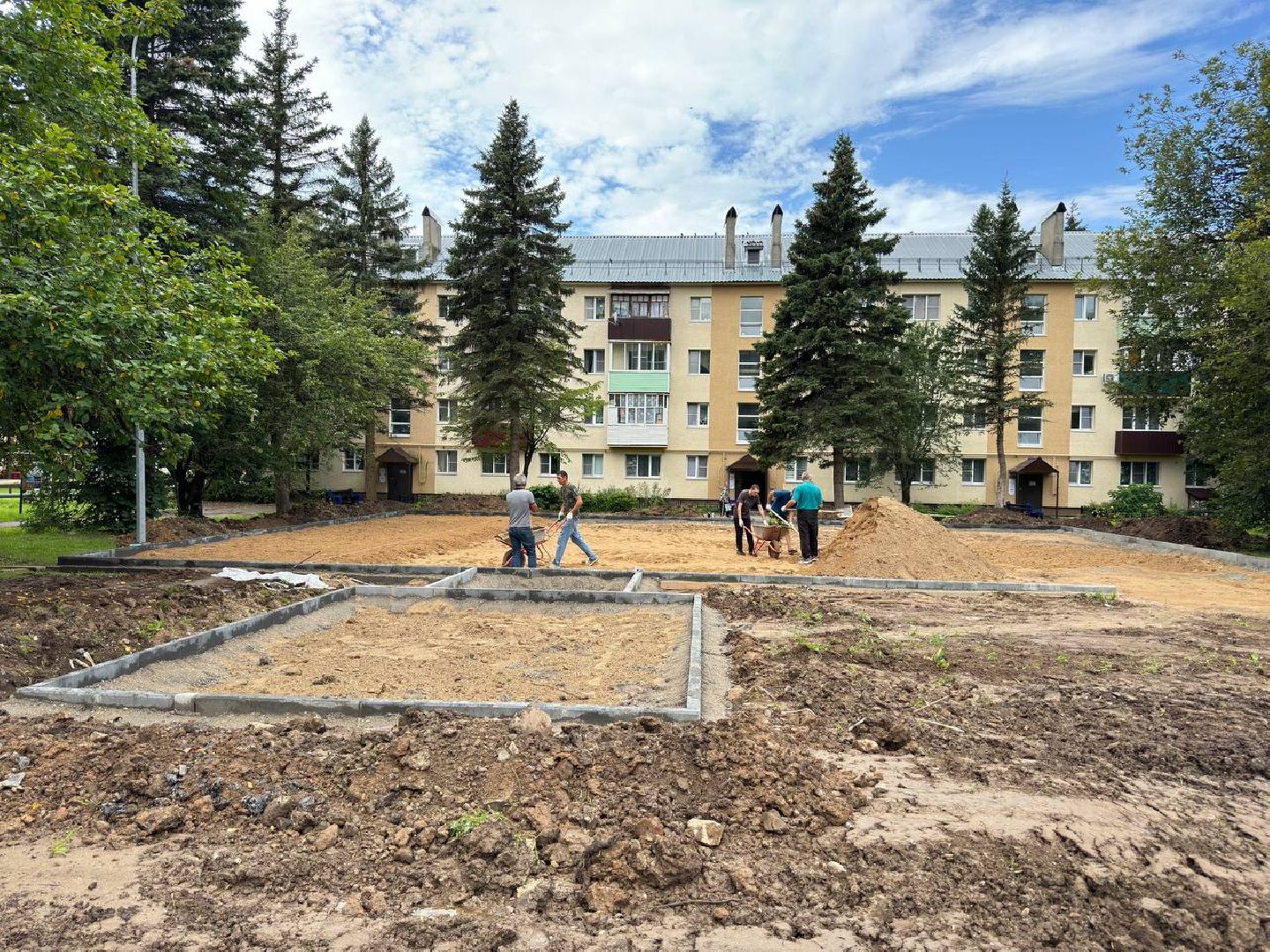 губернаторская площадка, городской округ восход, дети, бригада рабочих,