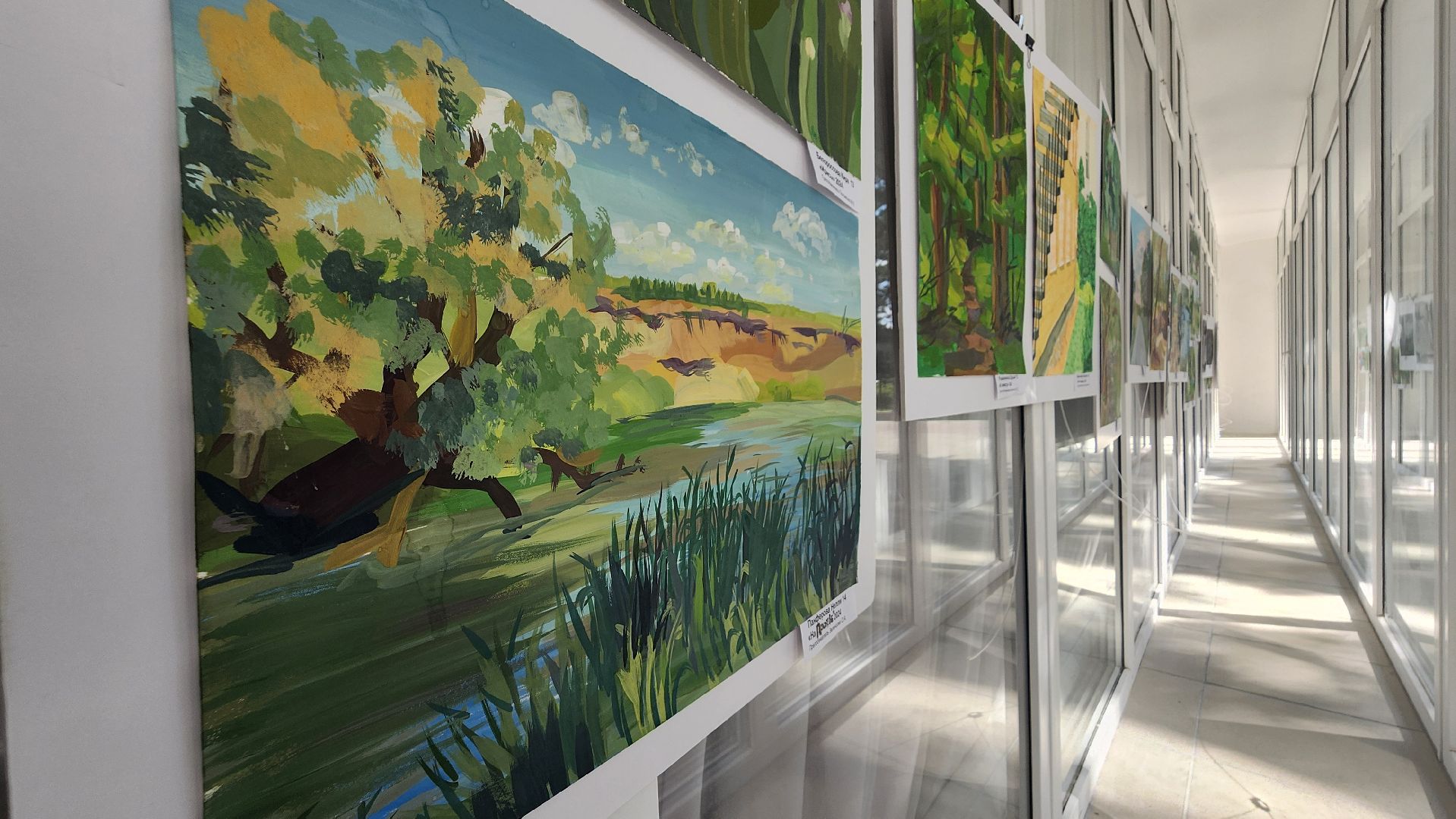 ДШИ, пленер, художественная школа, работы детей, протвино,