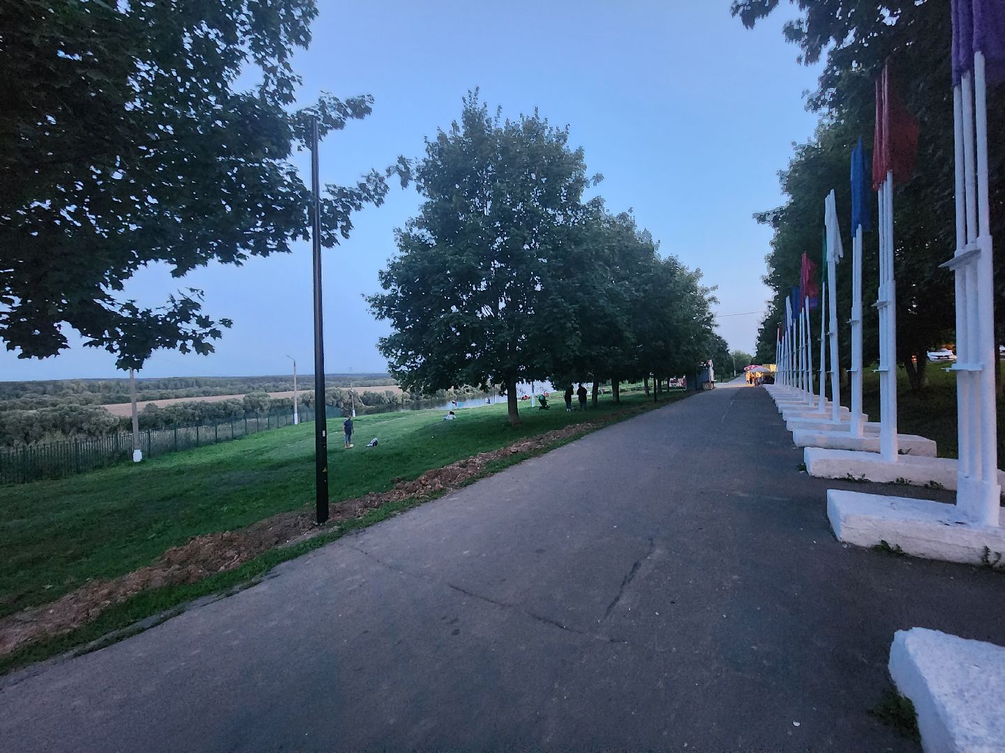 Коломна, светлый город, освещение улиц,