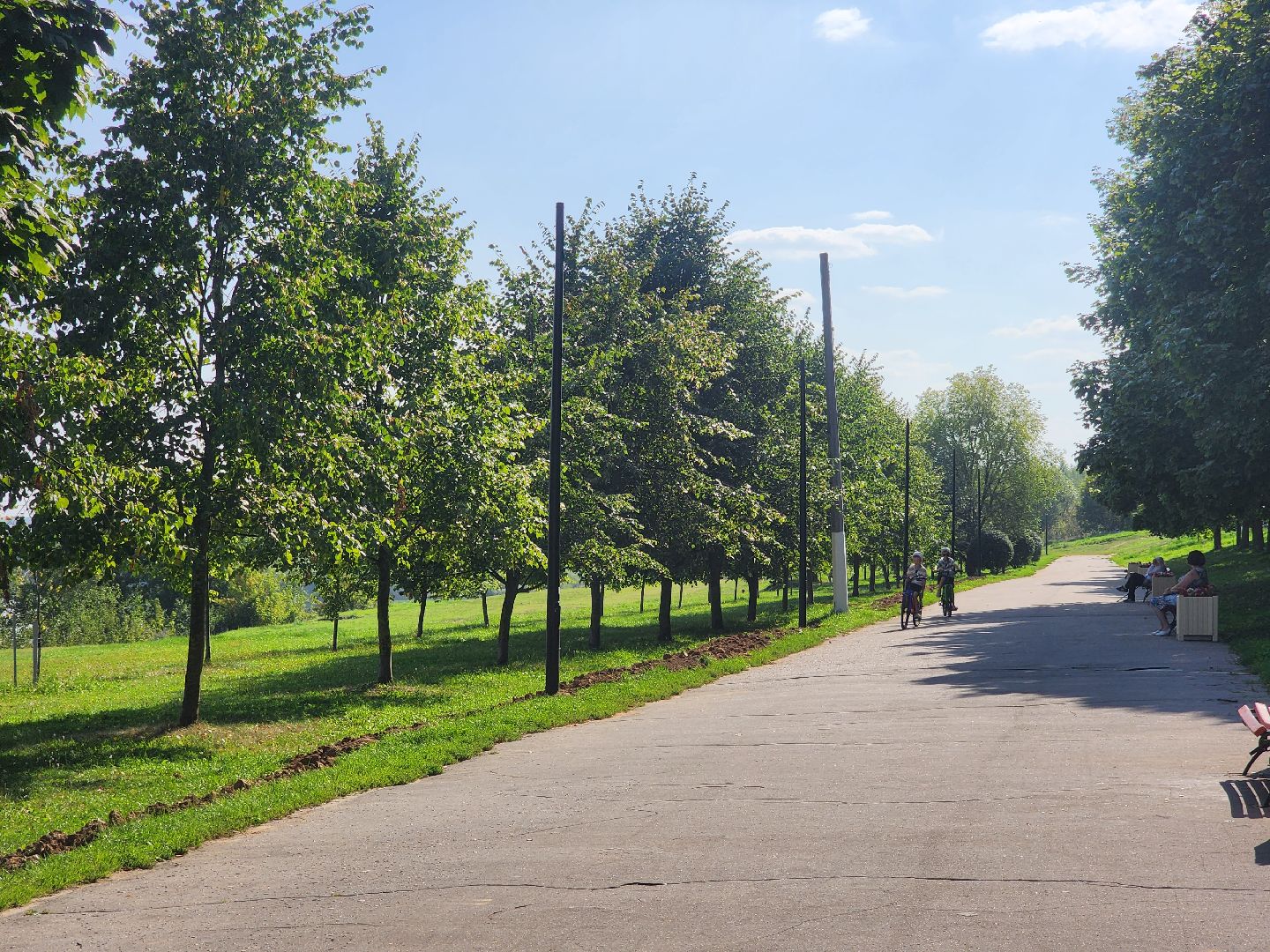 Коломна, светлый город, освещение улиц,