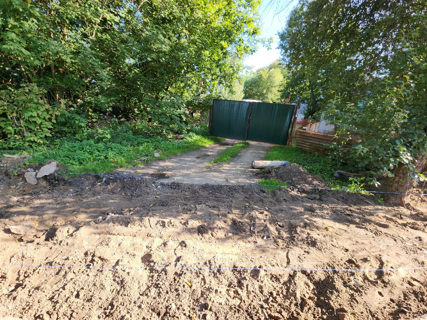 дороги, руза, горбово, ремонт тротуара, тротуар в горбово, рузский городской округ, подмосковье,