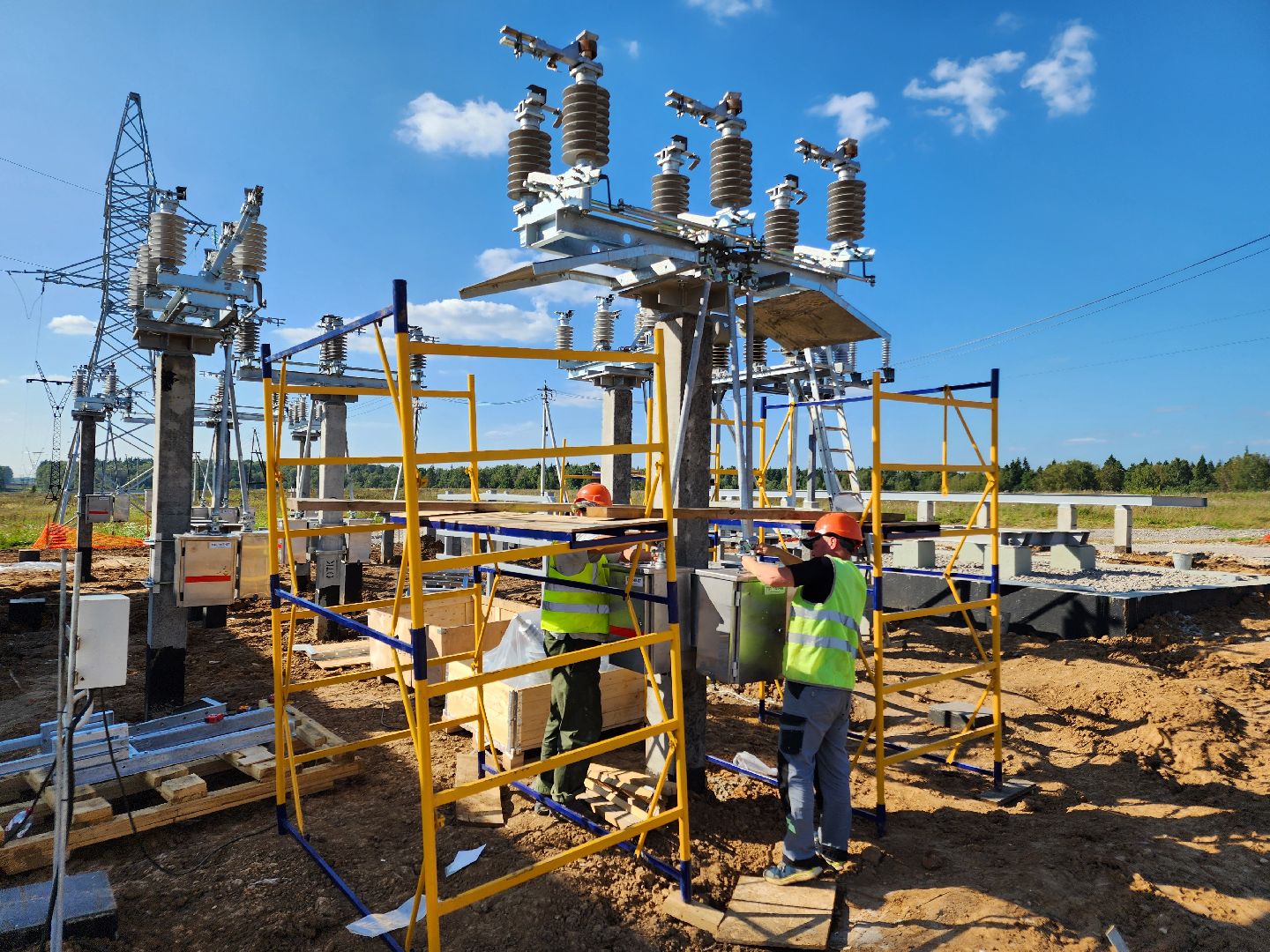 Чехов, деревня Бегичево, подстанция, питающий центр, строительство, программа модернизации, россети московский регион, глава округа михаил собакин, энергоснабжение,