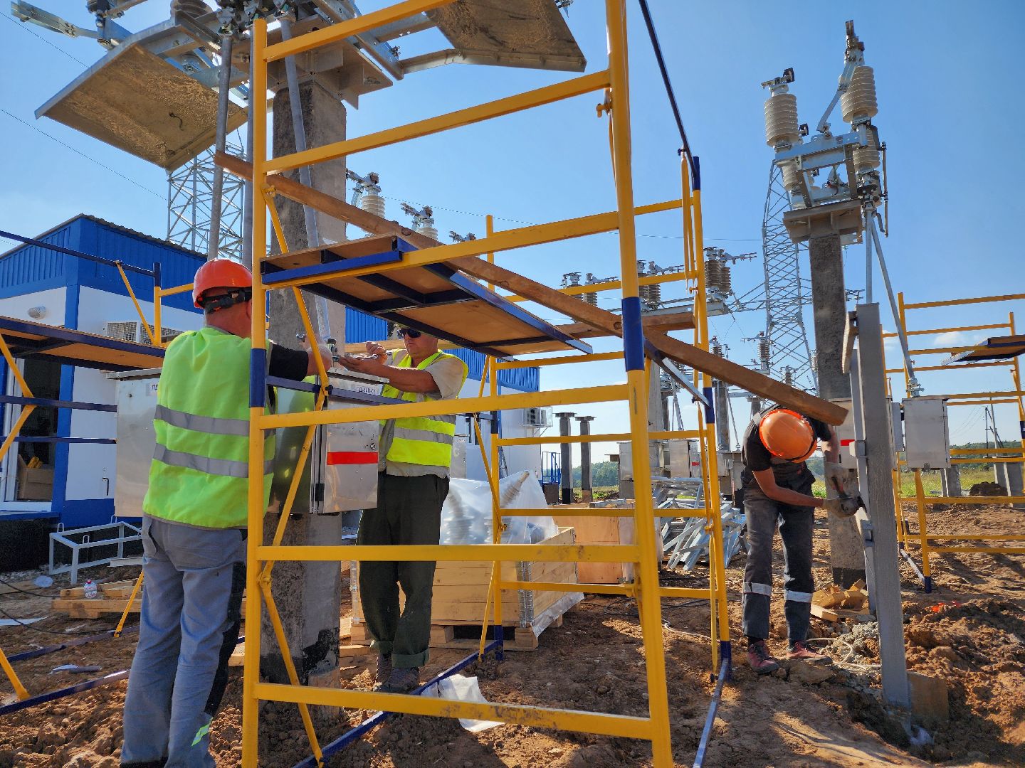 Чехов, деревня Бегичево, подстанция, питающий центр, строительство, программа модернизации, россети московский регион, глава округа михаил собакин, энергоснабжение,