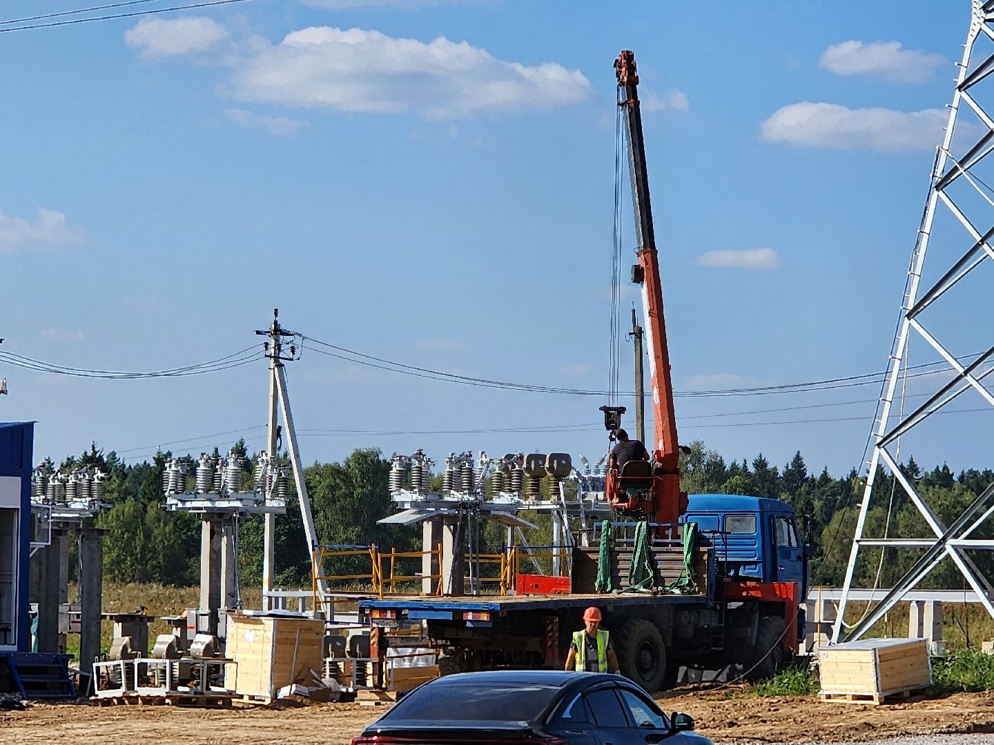 Чехов, деревня Бегичево, подстанция, питающий центр, строительство, программа модернизации, россети московский регион, глава округа михаил собакин, энергоснабжение,