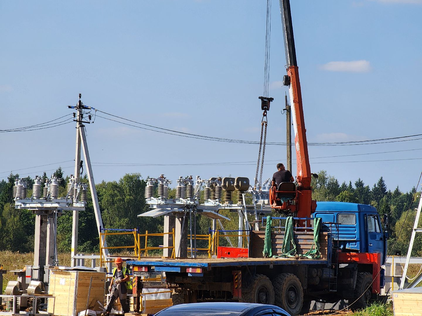 Чехов, деревня Бегичево, подстанция, питающий центр, строительство, программа модернизации, россети московский регион, глава округа михаил собакин, энергоснабжение,