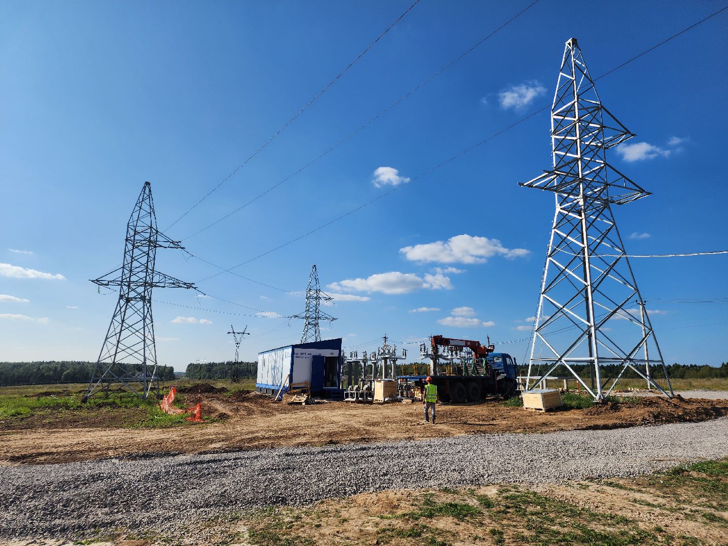 Чехов, деревня Бегичево, подстанция, питающий центр, строительство, программа модернизации, россети московский регион, глава округа михаил собакин, энергоснабжение,