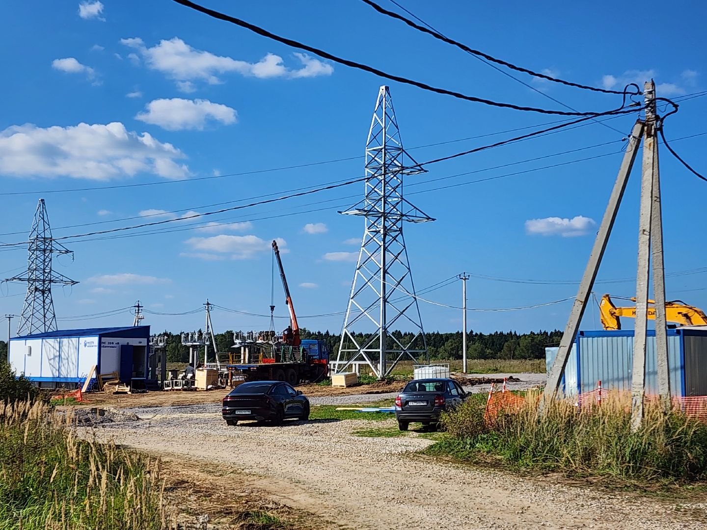 Чехов, деревня Бегичево, подстанция, питающий центр, строительство, программа модернизации, россети московский регион, глава округа михаил собакин, энергоснабжение,