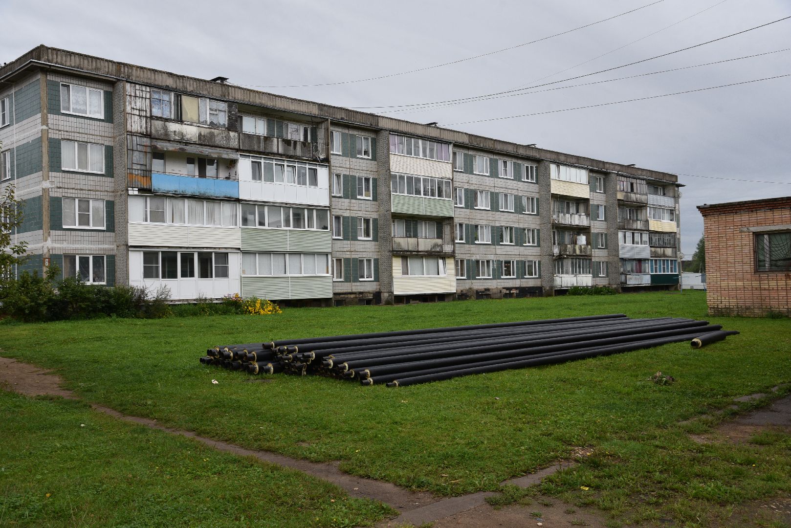 лотошино, новолотошино, жкх, замена труб, замена труб отопления, теплотрасса,