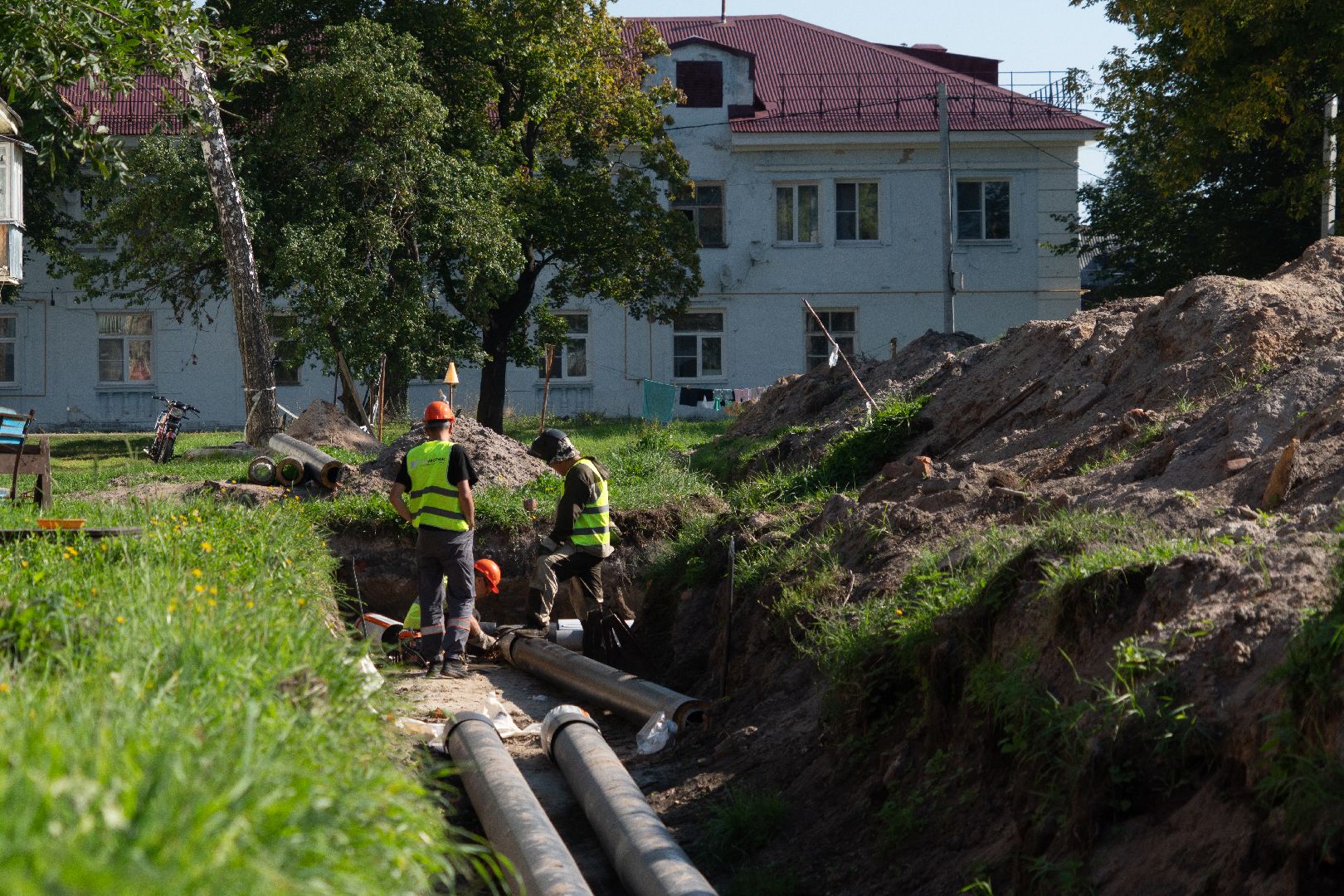 егорьевск, рязановский, ремонт, теплосети, капитальная замена труб, капитальный ремонт,