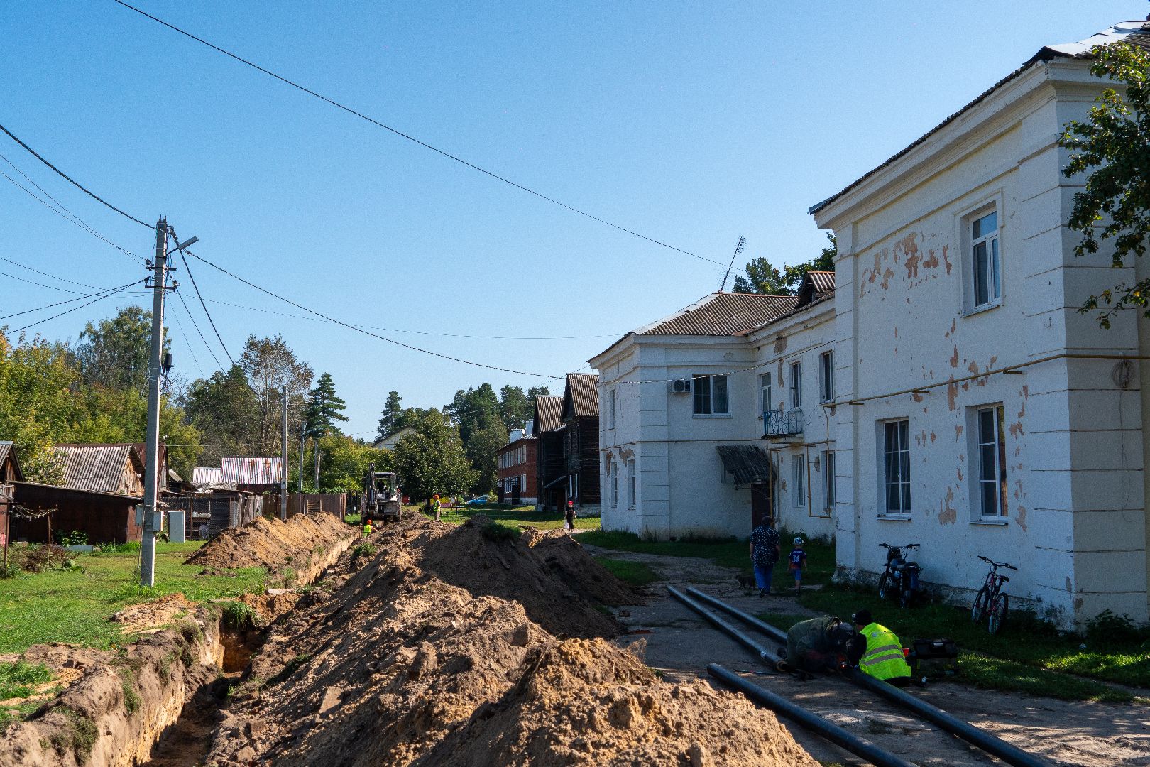 егорьевск, рязановский, ремонт, теплосети, капитальная замена труб, капитальный ремонт,