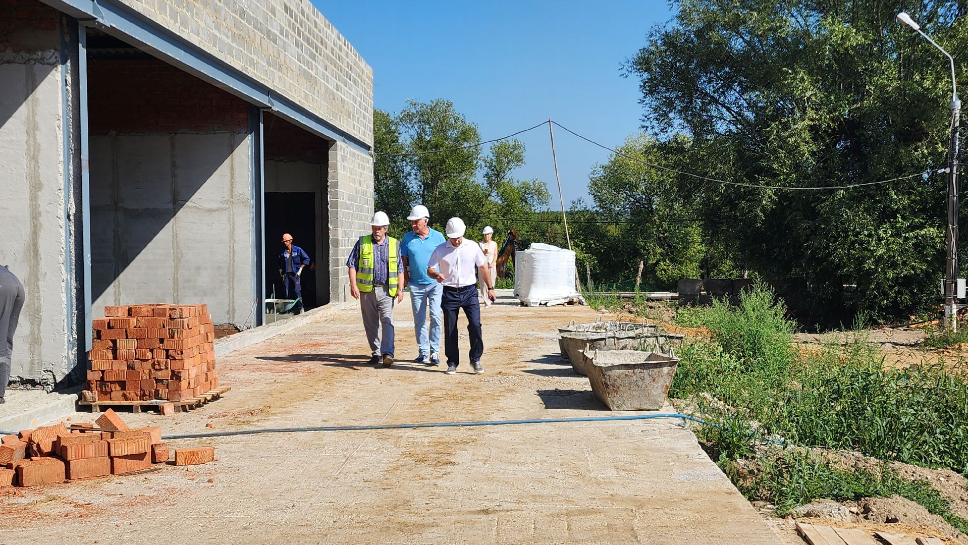 Бронницы, Строительство ФОК, новый спорткомплекс в бронницах, Ход строительства ФОК,