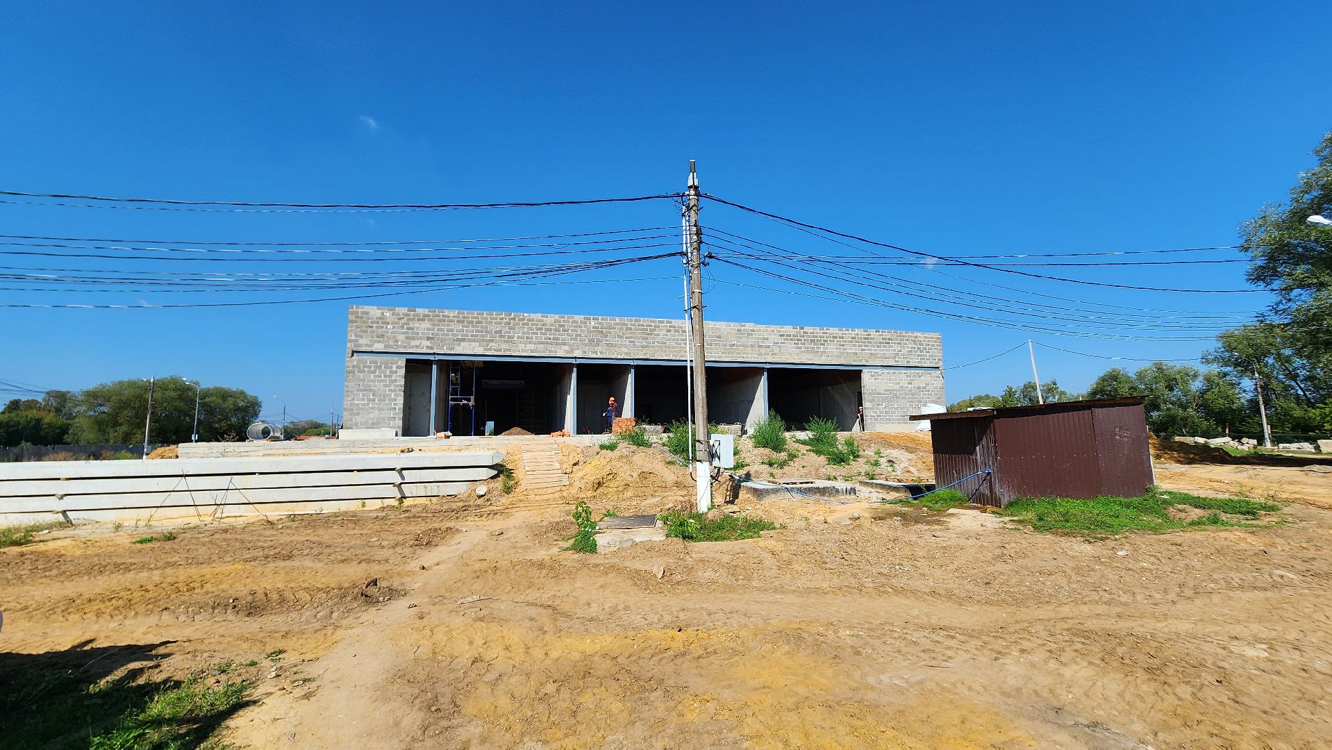 Бронницы, Строительство ФОК, новый спорткомплекс в бронницах, Ход строительства ФОК,