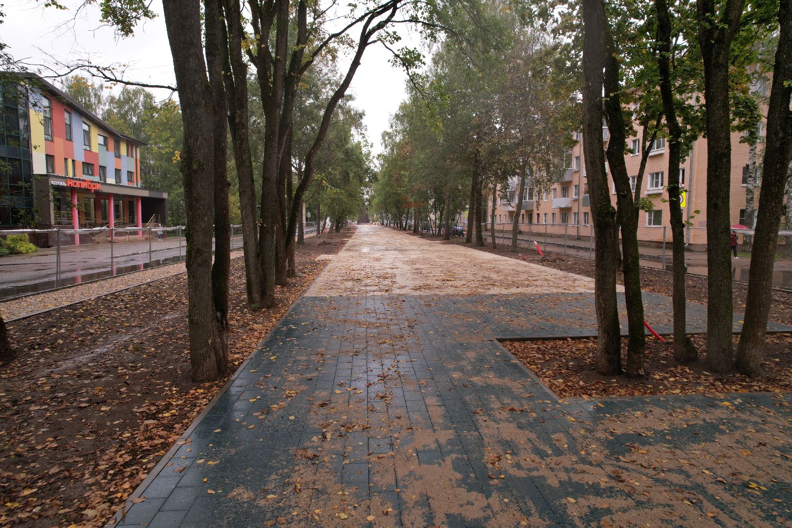 видео с коптера, дубна, благоустройство,