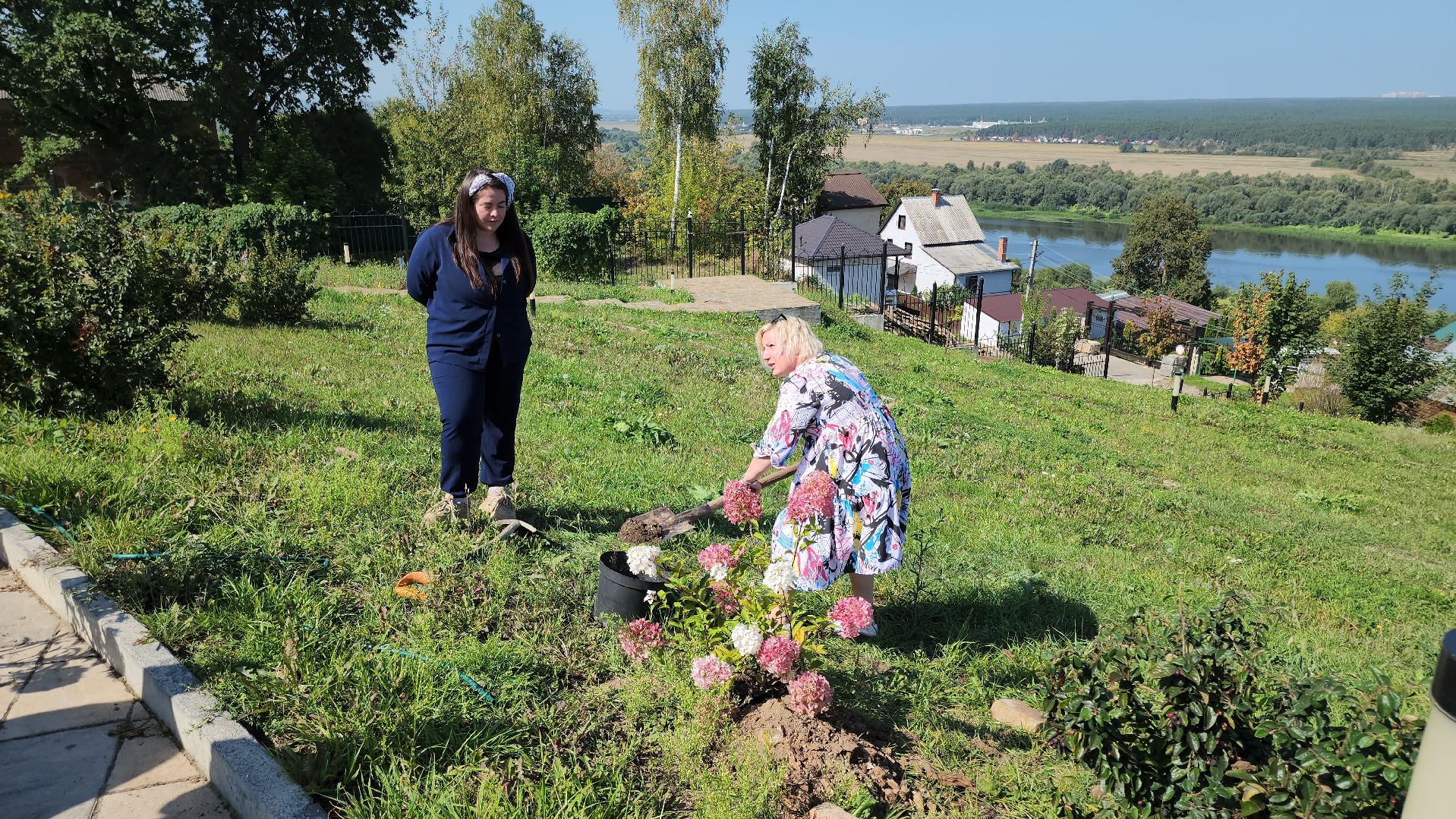 кашира, благоустройство, никитский монастырь, гортензии,