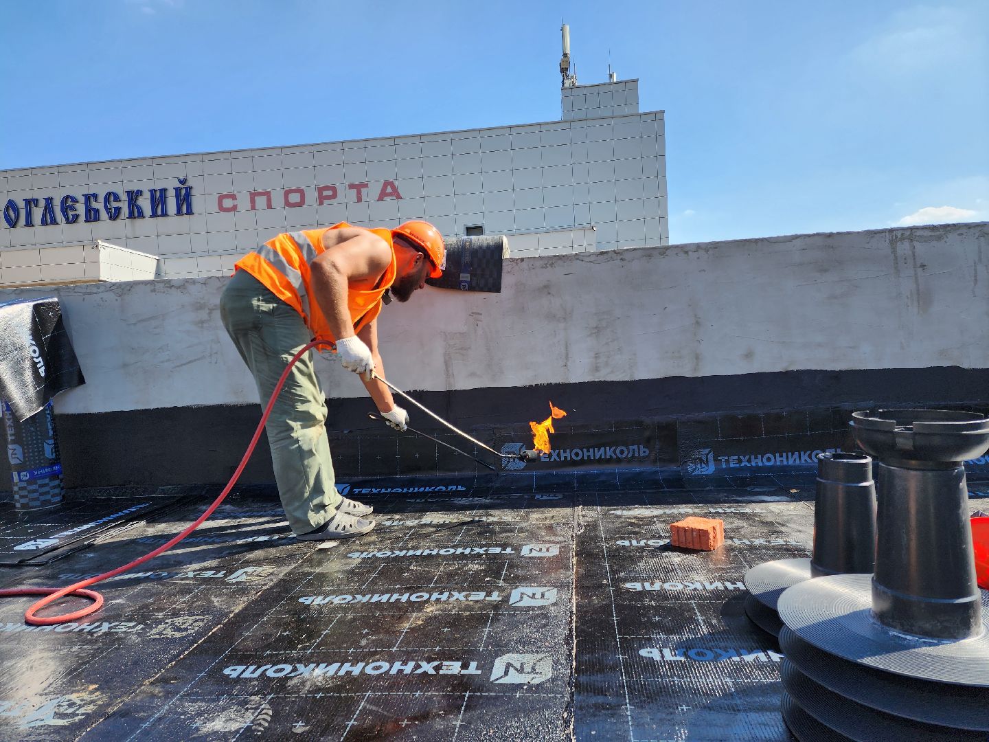 раменское, строительство, физкультурно-оздоровительный комплекс, кровельные работы,