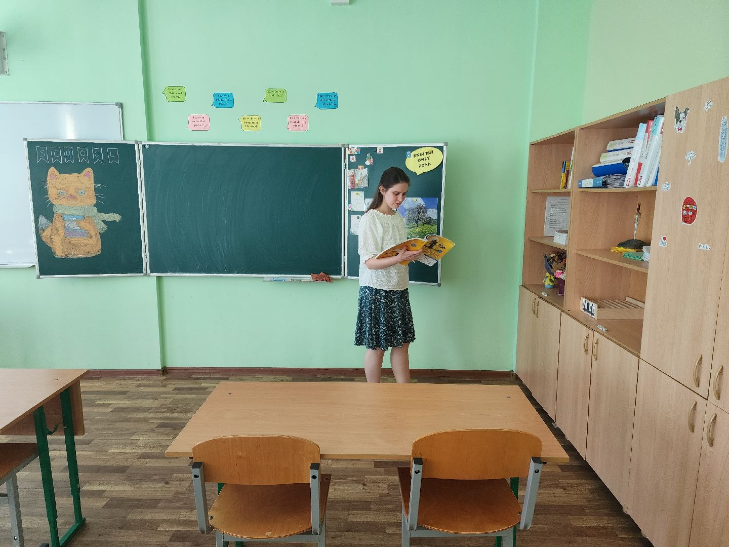 раменское, образование, средняя школа 9, новая учительница по английскому языку,